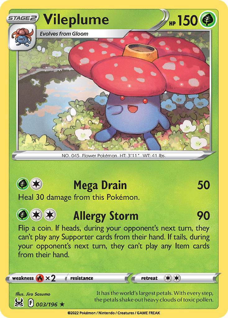 Vileplume 003/196
