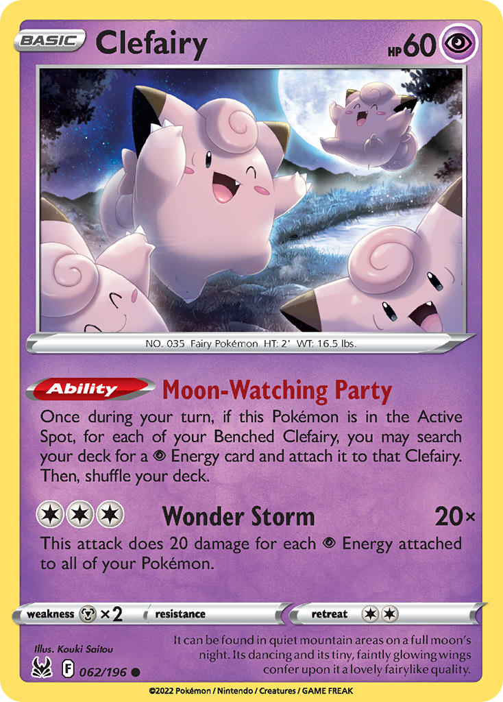 Clefairy 062/196