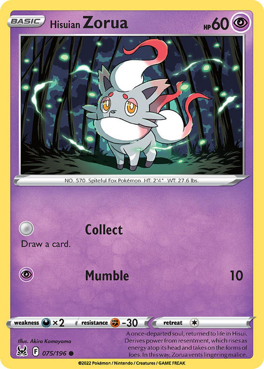 Hisuian Zorua 075/196