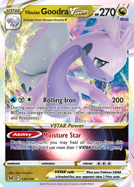 Hisuian Goodra VSTAR 136/196