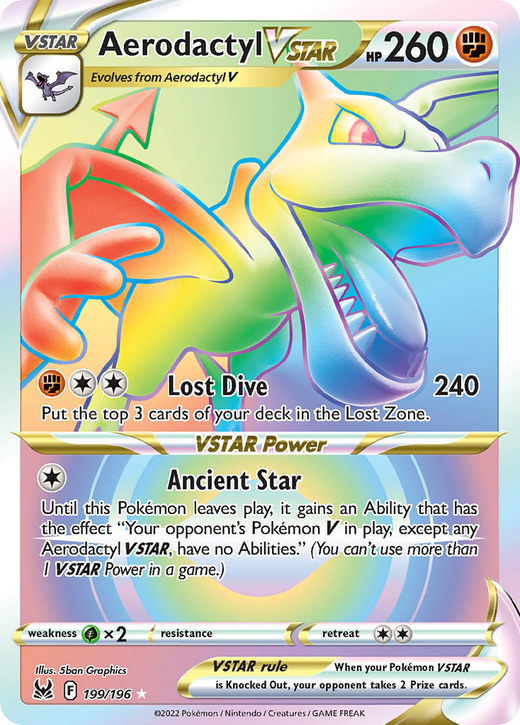 Aerodactyl VSTAR 199/196