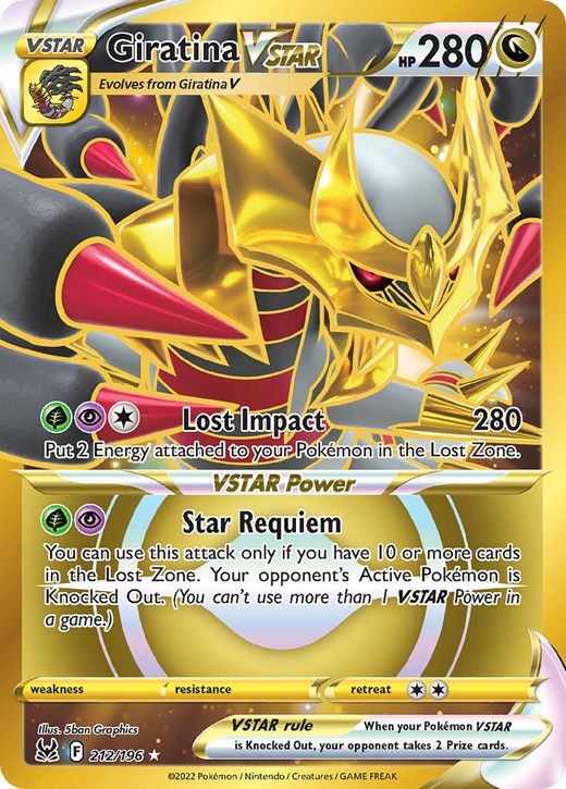 Giratina VSTAR 212/196