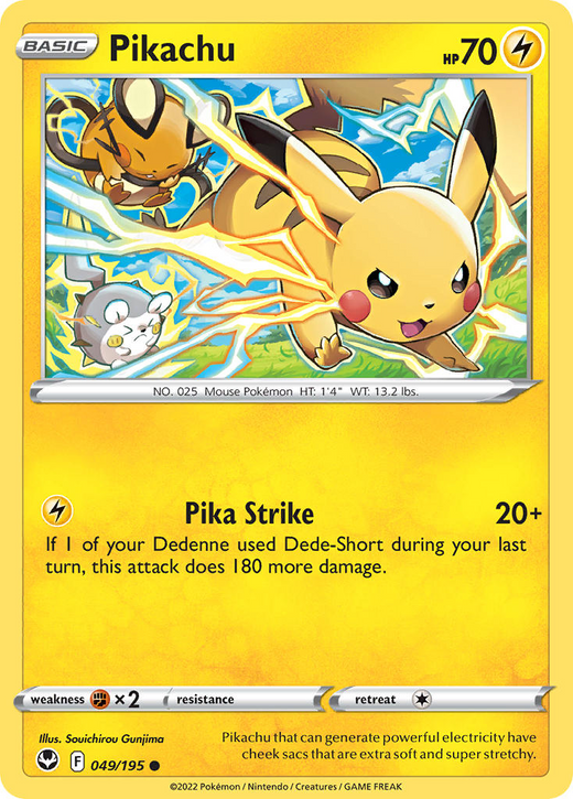 Pikachu 049/195