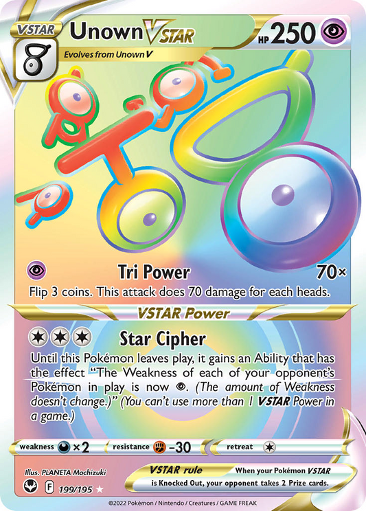 Unown VSTAR 199/195