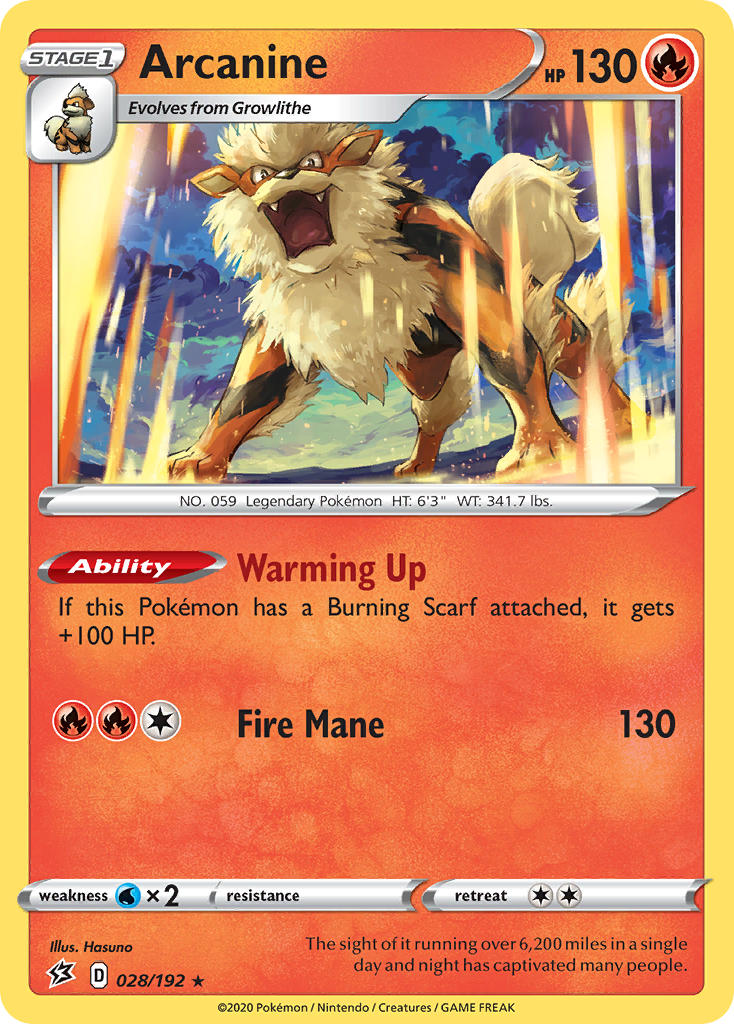 Arcanine 028/192