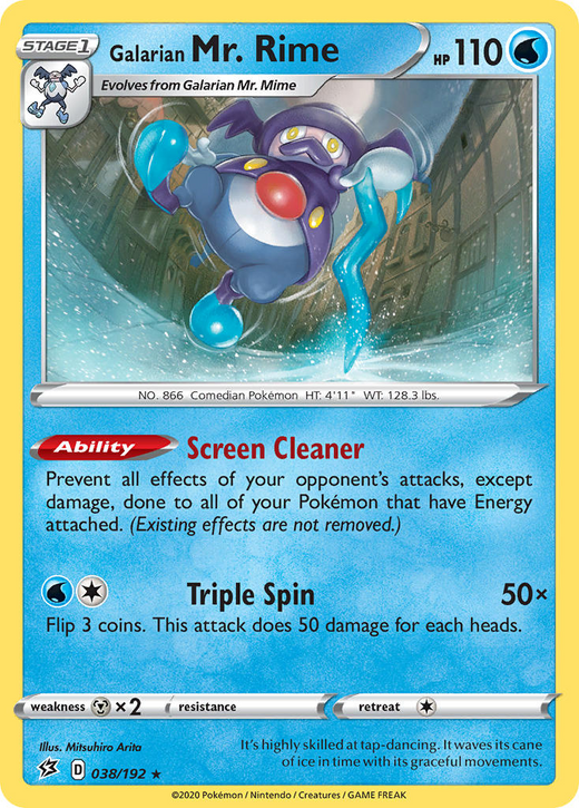 Galarian Mr. Rime 038/192
