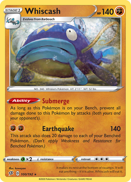 Whiscash 100/192