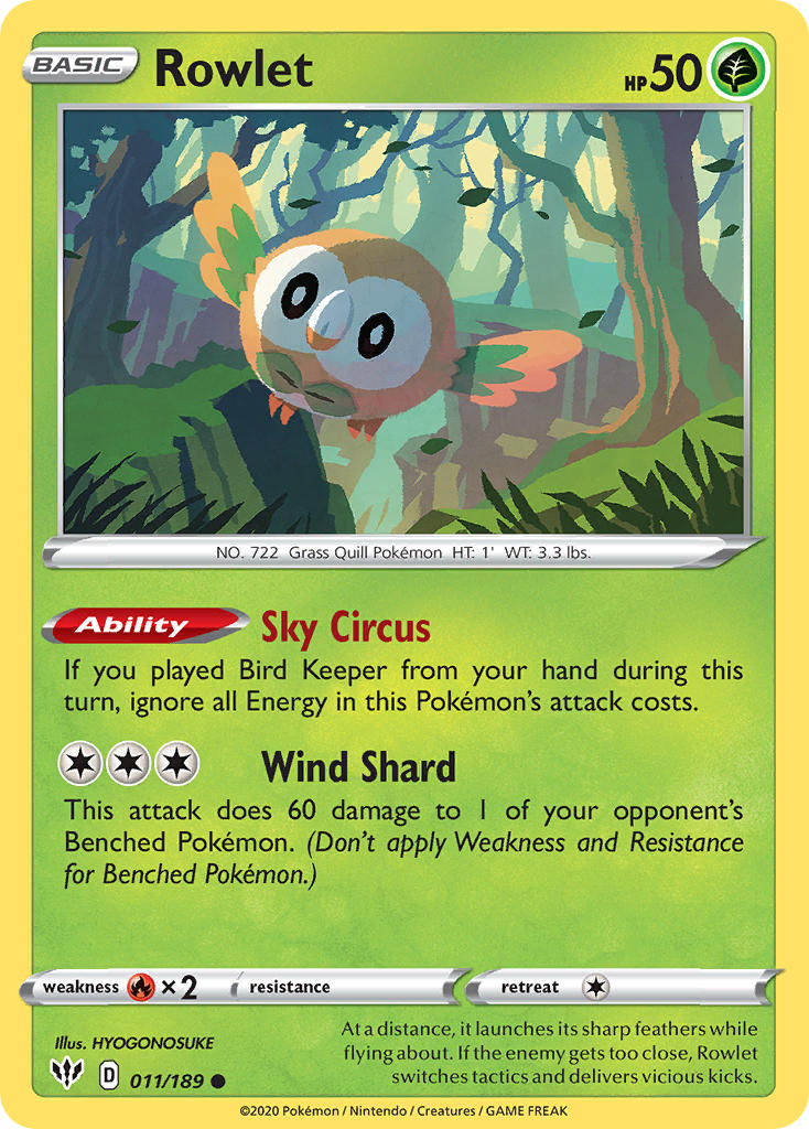 Rowlet 011/189