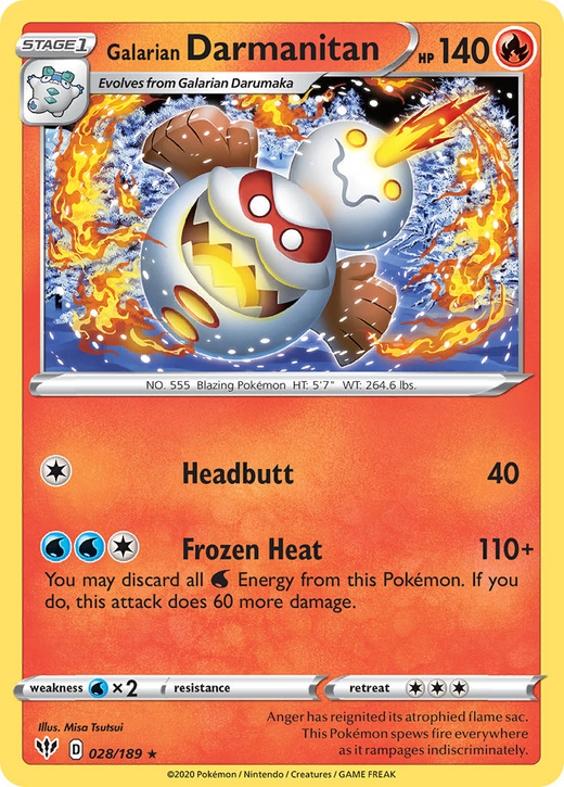Galarian Darmanitan 028/189