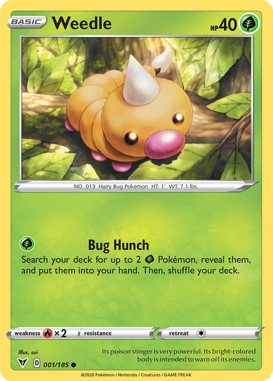 Weedle 001/185