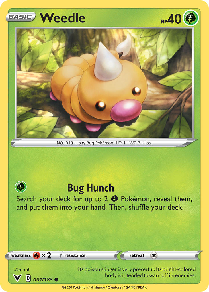 Weedle 001/185