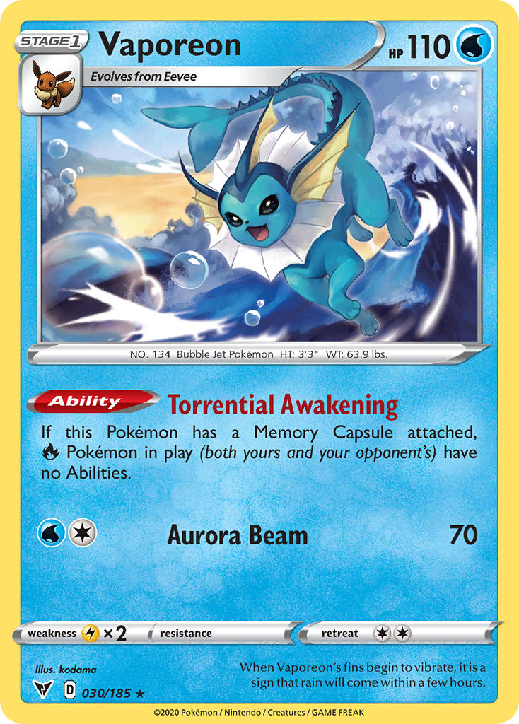 Vaporeon 030/185