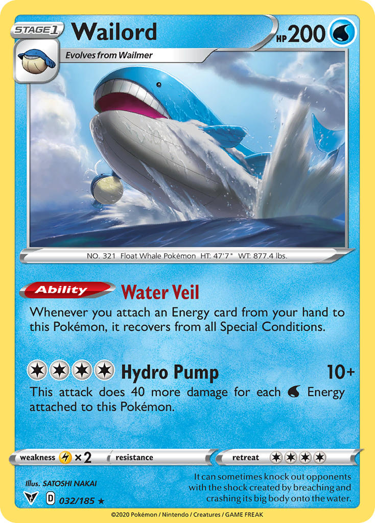 Wailord 032/185