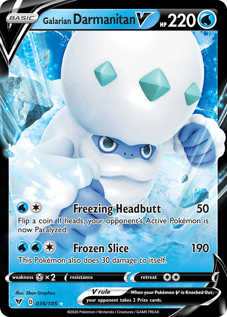 Galarian Darmanitan V 036/185
