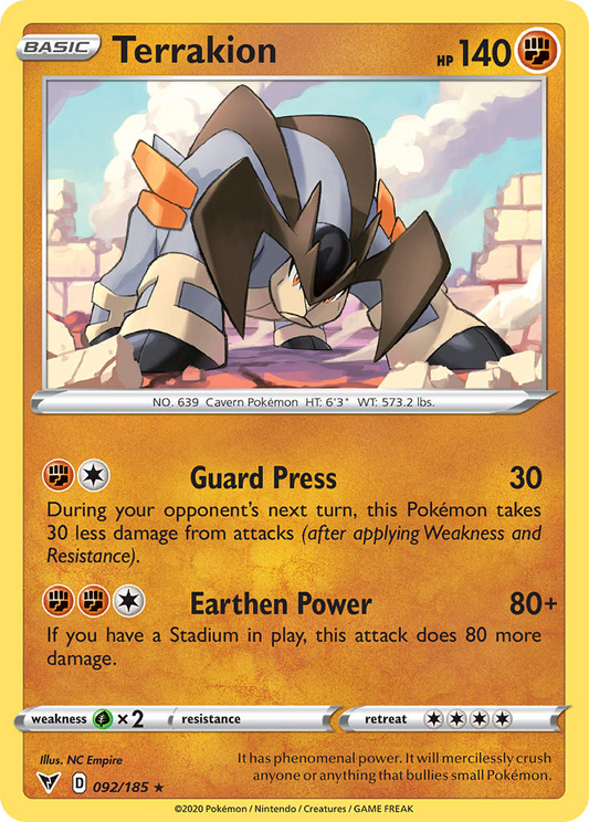 Terrakion 092/185