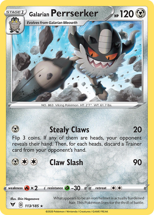 Galarian Perrserker 113/185