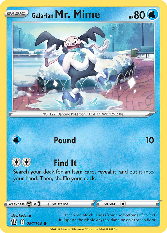 Galarian Mr. Mime 034/163