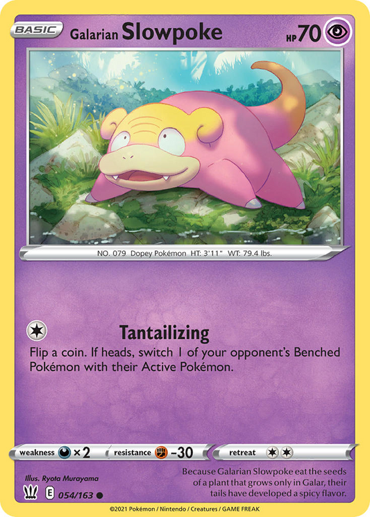 Galarian Slowpoke 054/163