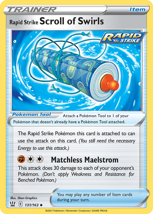 Rapid Strike Scroll of Swirls 131/163