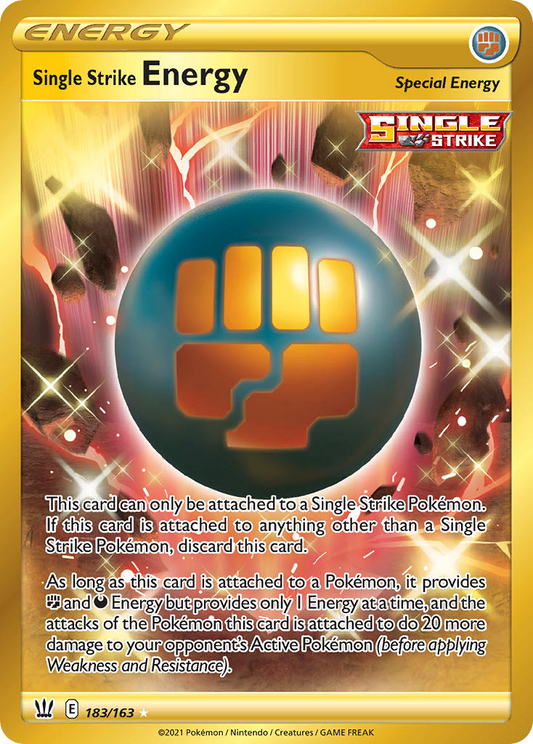 Single Strike Energy 183/163