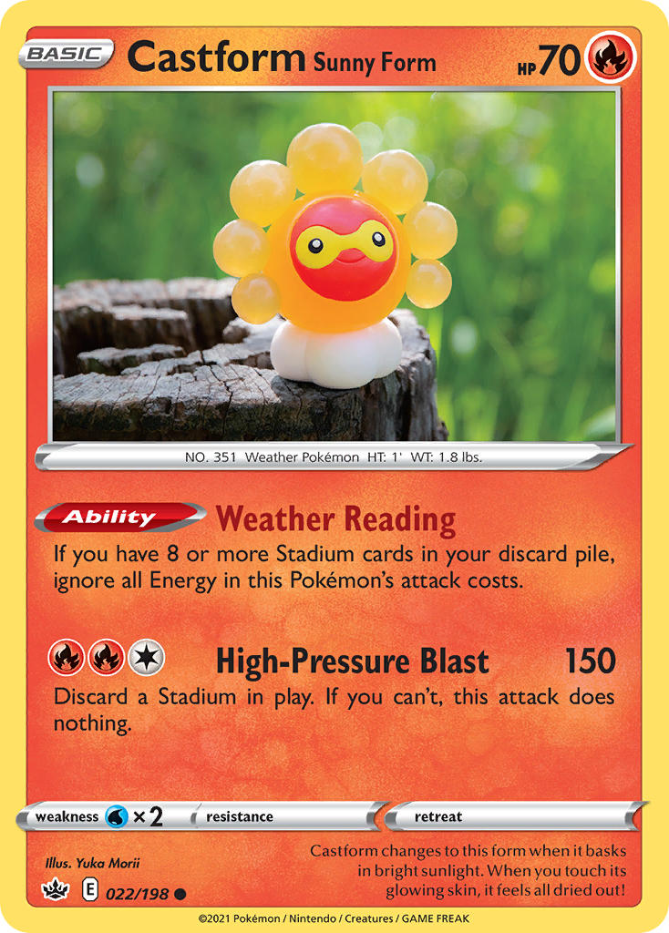 Castform Sunny Form 022/198
