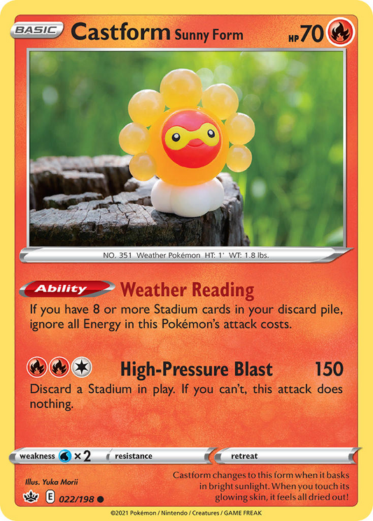 Castform Sunny Form 022/198