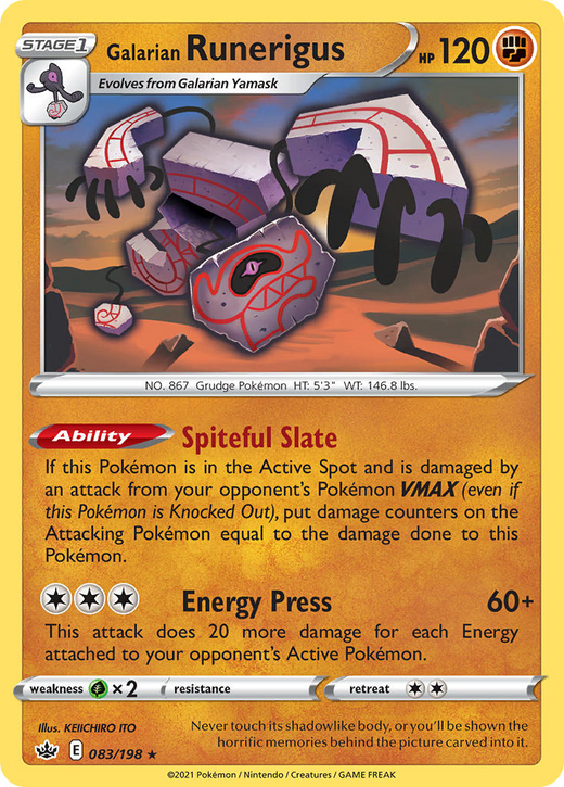 Galarian Runerigus 083/198