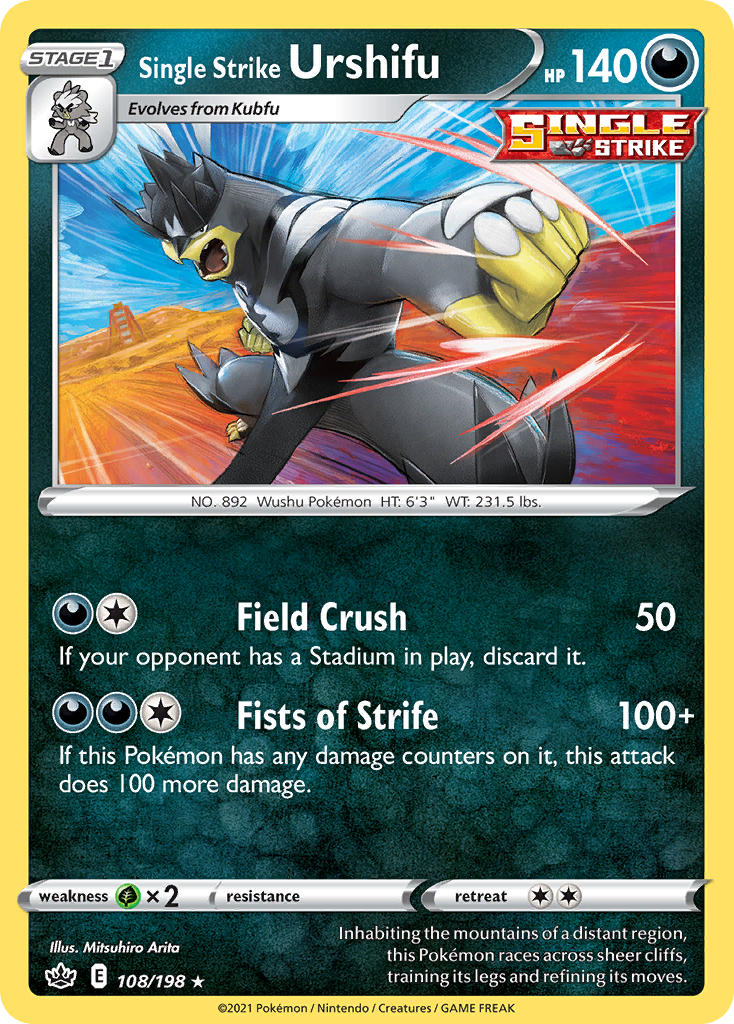 Single Strike Urshifu 108/198