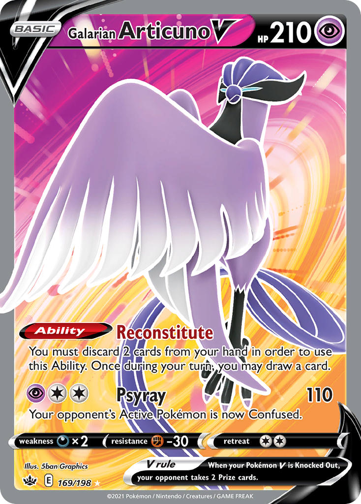 Galarian Articuno V 169/198