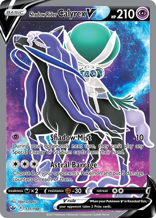 Shadow Rider Calyrex V 171/198
