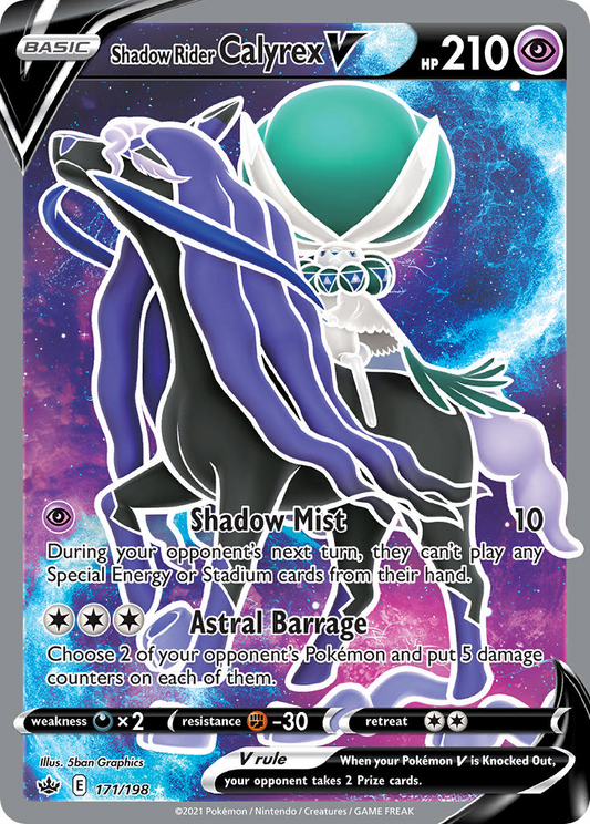 Shadow Rider Calyrex V 171/198