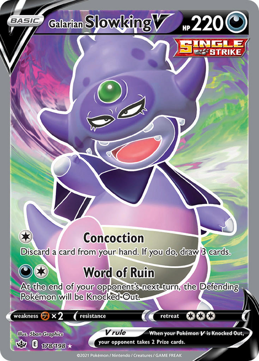 Galarian Slowking V 178/198