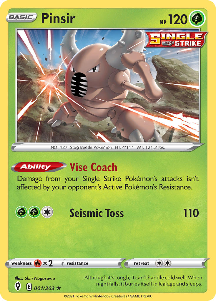 Pinsir 001/203