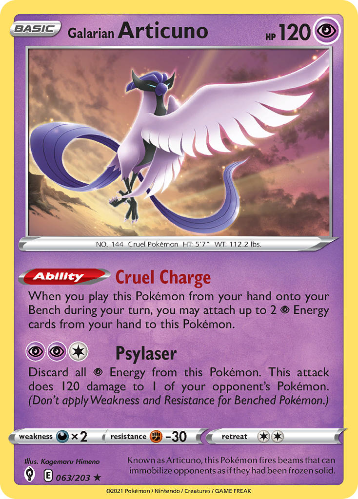 Galarian Articuno 063/203