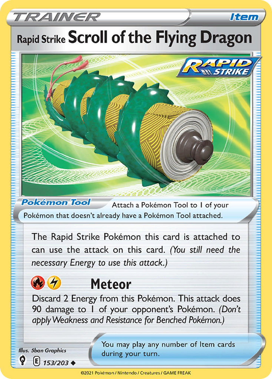Rapid Strike Scroll of the Flying Dragon 153/203
