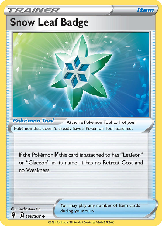 Snow Leaf Badge 159/203