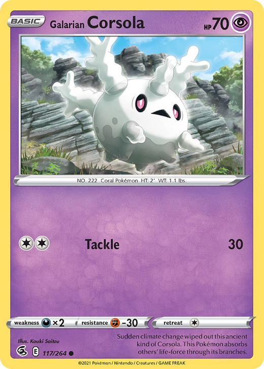 Galarian Corsola 117/264