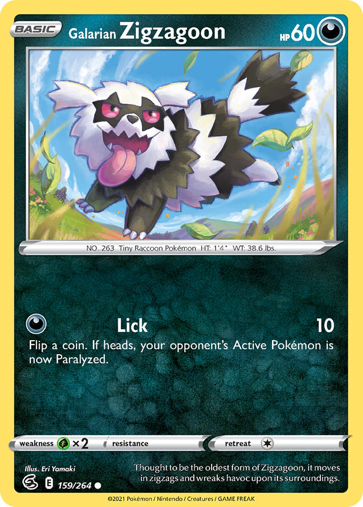 Galarian Zigzagoon 159/264