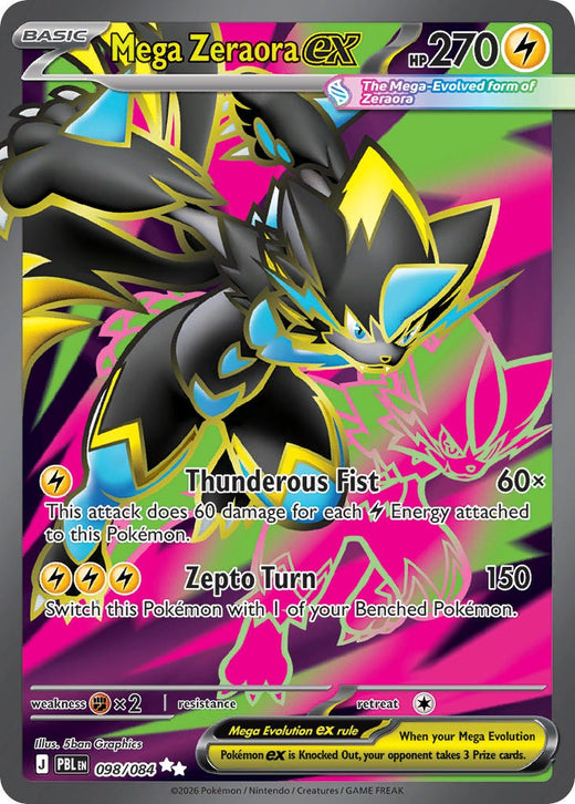 Mega Zeraora ex 098/84