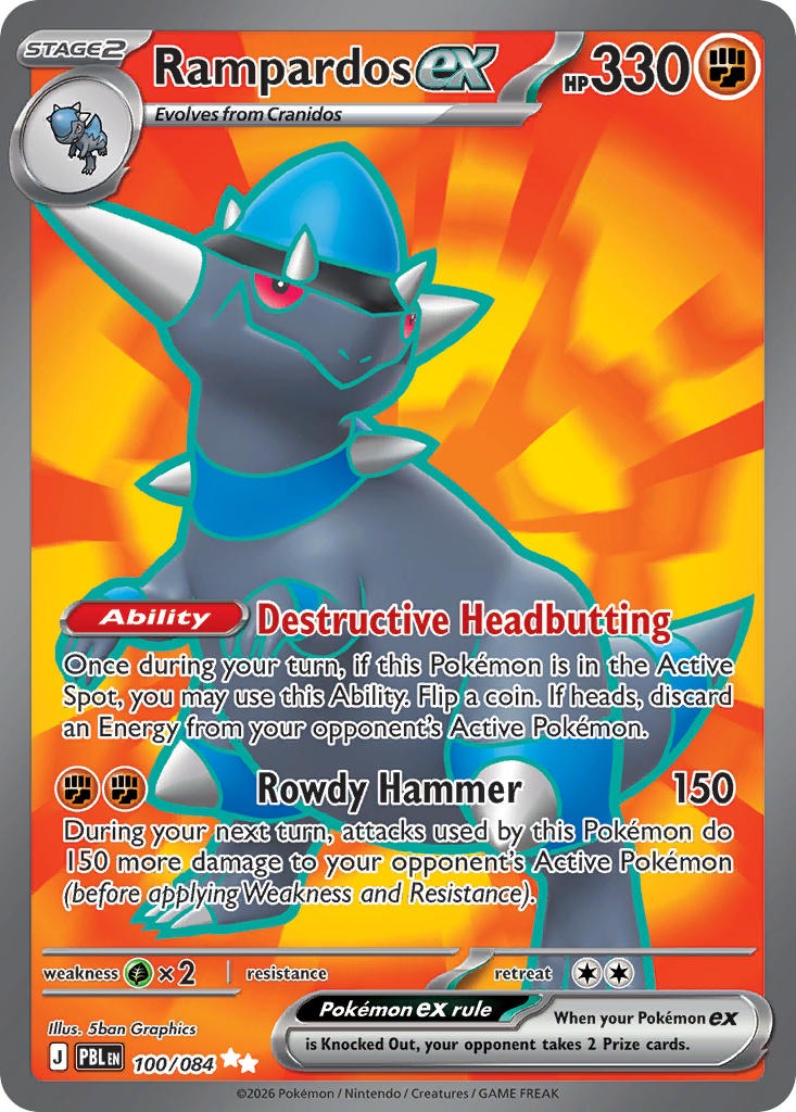 Rampardos ex 100/84