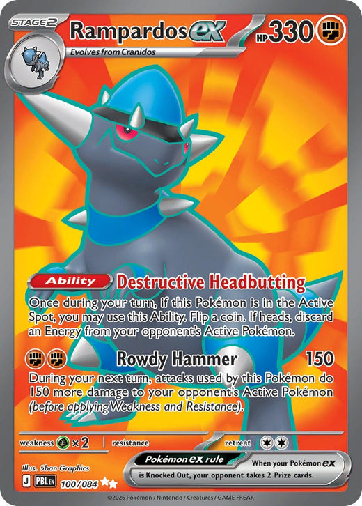 Rampardos ex 100/84