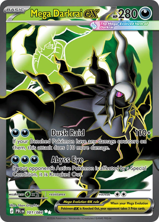 Mega Darkrai ex 101/84