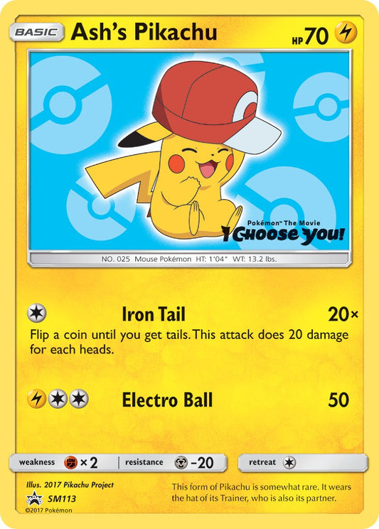 Ash's Pikachu SM113