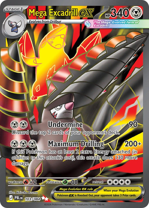 Mega Excadrill ex 103/84