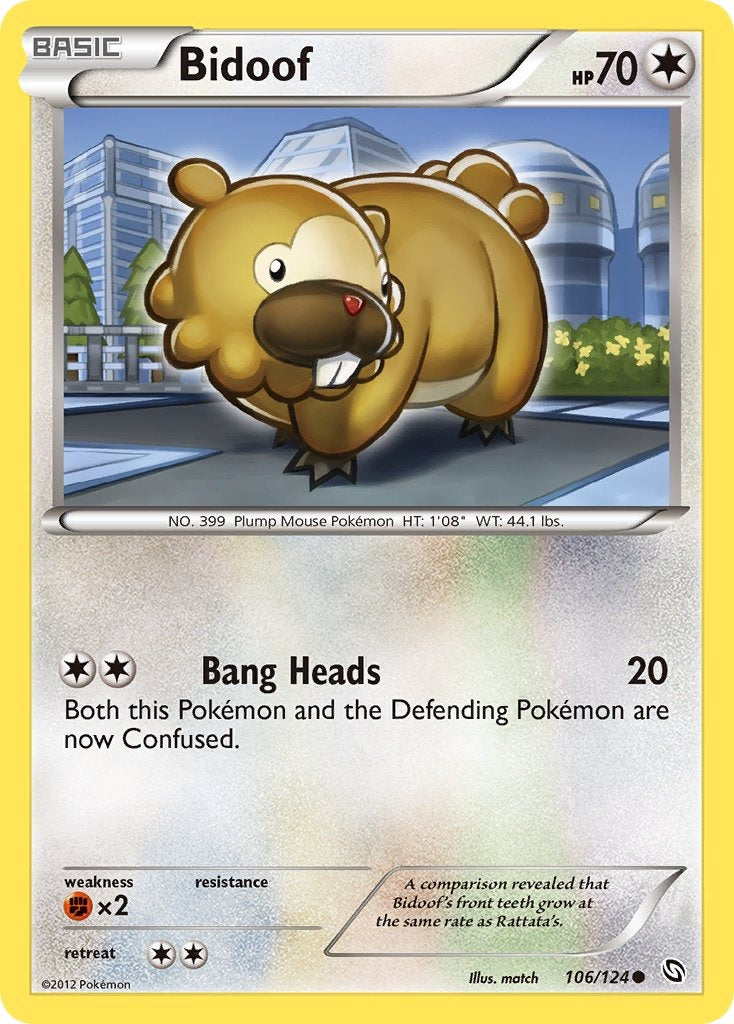 Bidoof 106/124