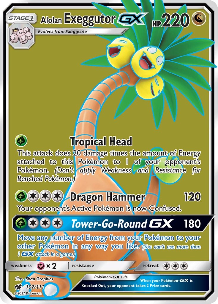 Alolan Exeggutor GX 107/111