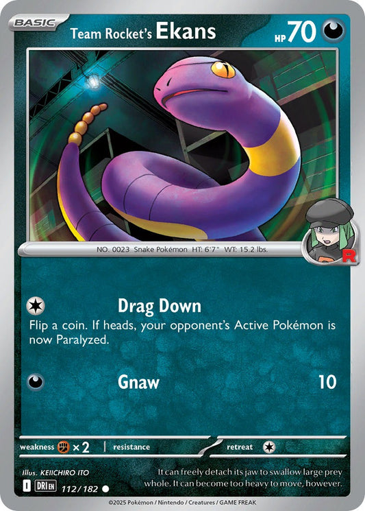 Team Rocket’s Ekans 112/182