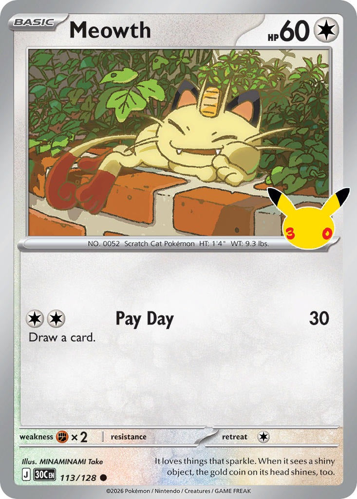 Meowth 113/128
