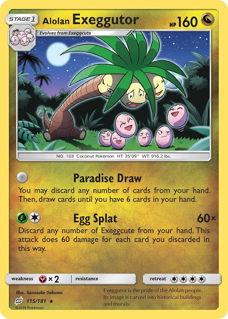 Alolan Exeggutor 115/181