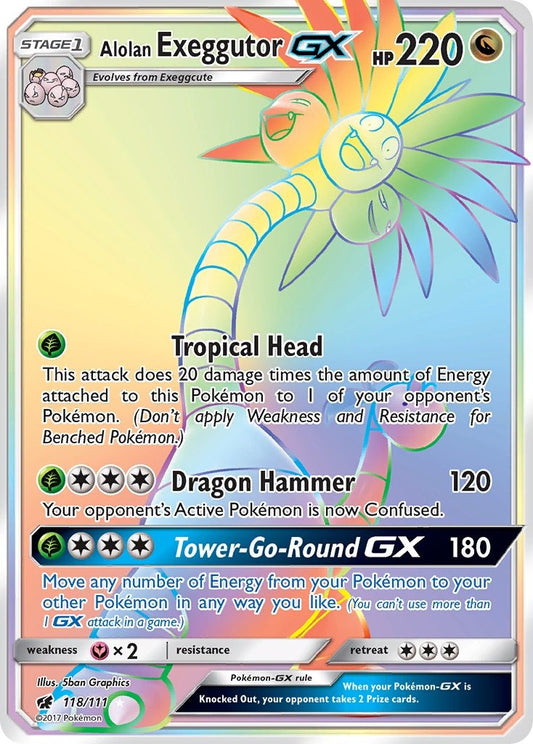 Alolan Exeggutor GX 118/111